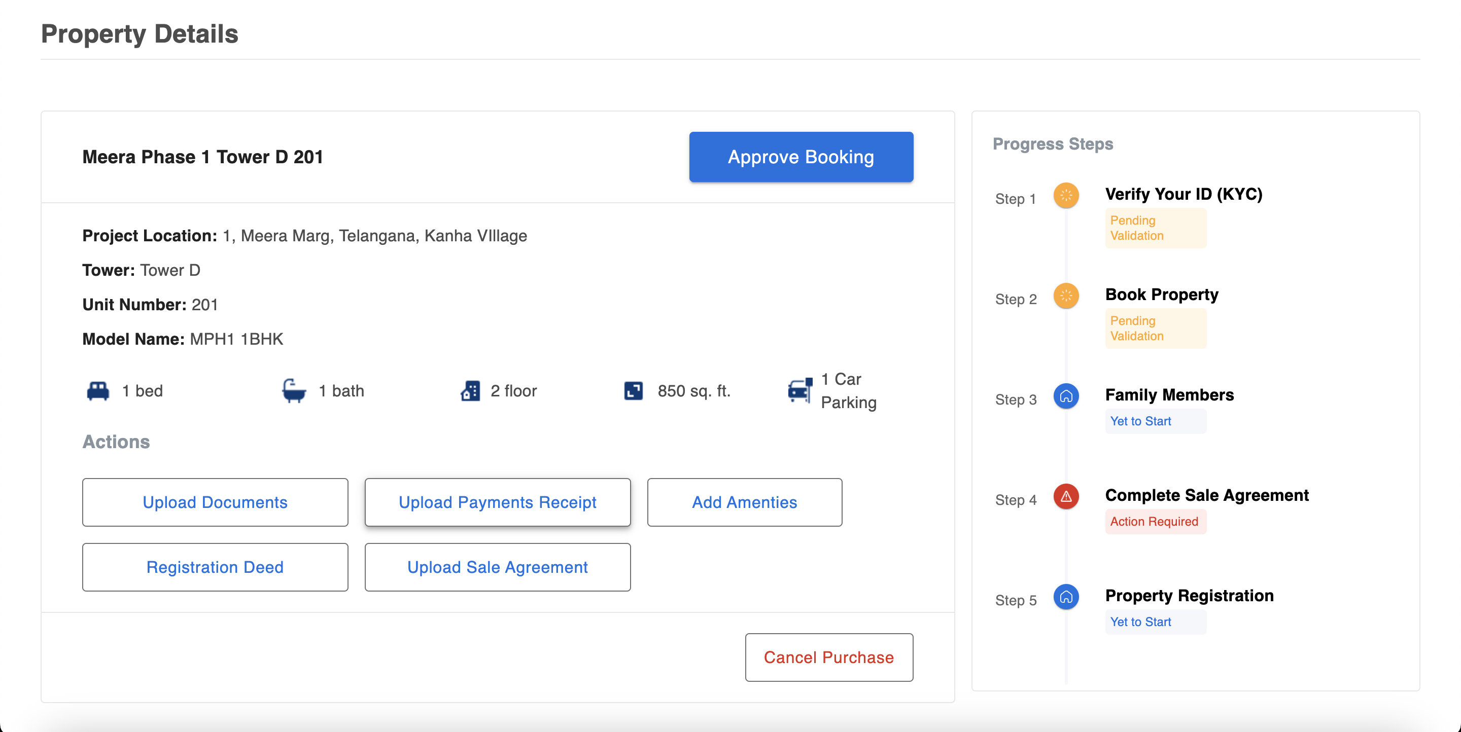 Meera Shantivanam -Real Estate Project Booking/Management Website